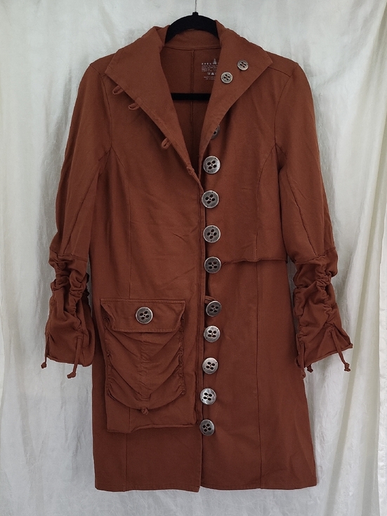Neon Buddha Jackets & Blazers - Neon Buddha Jacket Rustic Metallic Button Size Large